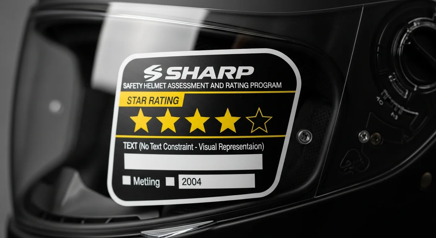 Certificación cascos: estrellas de seguridad del programa SHARP